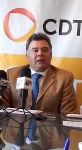 Presidente del CDT, Humberto Inzunza