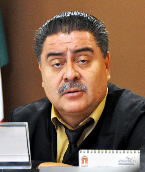 el juez de garantias, Fernando Serrano