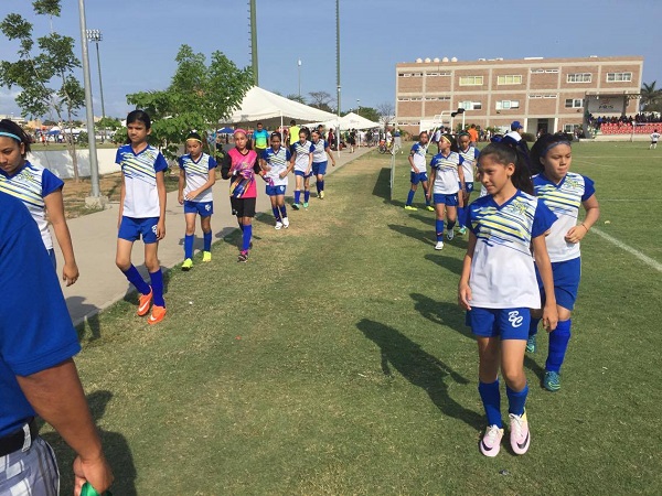 Representantes del  Futbol femenil