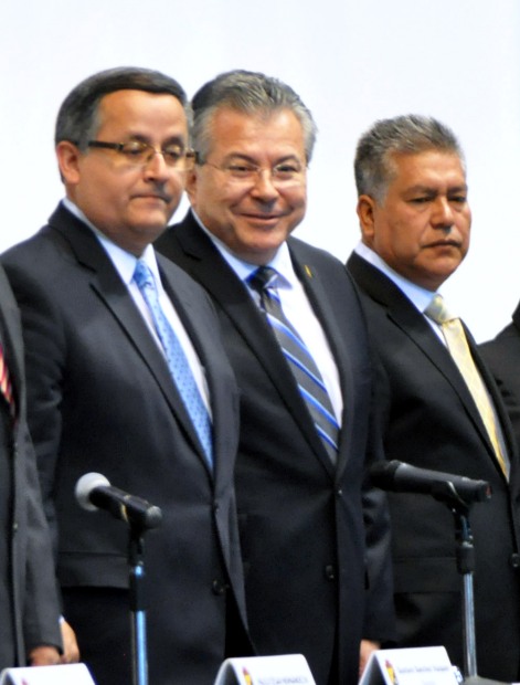 Gustavo Sanchez, Jaime Diaz y Humberto Zuñiga. 20 de noviembre 2013