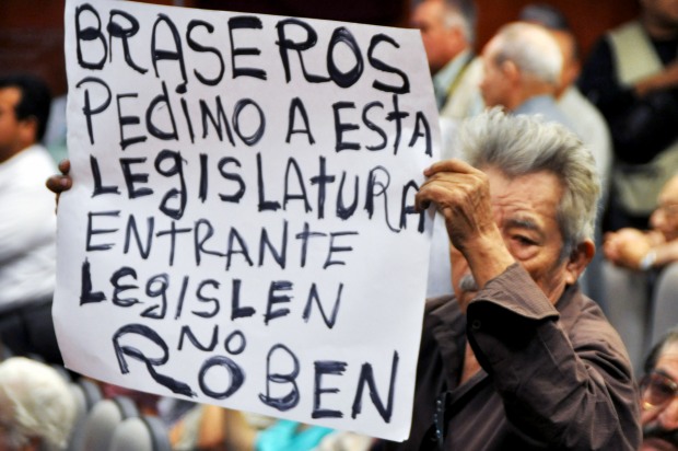 Septiembre 30 del 2013, en la toma de protesta de la entonces nueva legislatura