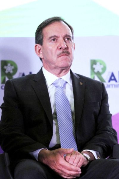 Enrique Solana, Presidente de la Confederación de Cámaras Nacionales de Comercio, Servicios y Turismo, durante la inauguración de la Reunión Anual de Industriales de la Cancamin realizada en el Hotel Hilton.  FOTO: ADOLFO VLADIMIR /CUARTOSCURO.COM