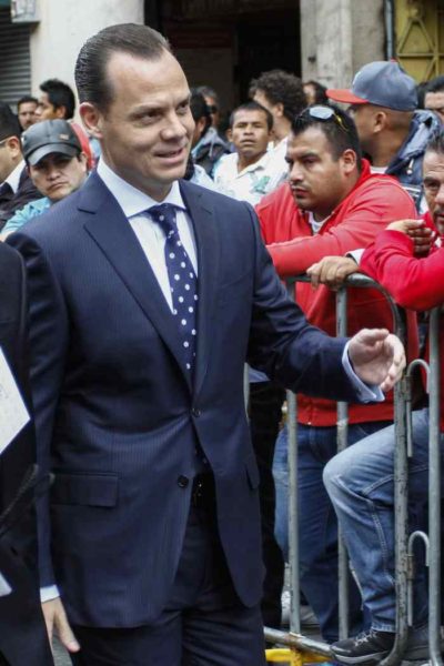 Olegario Vázquez Aldir, director general de Banco Multiva, entidad a la que el SAT le perdonó el pago de impuestos por 2 millones 228 mil 405 pesos. Foto: Cuartoscuro.
