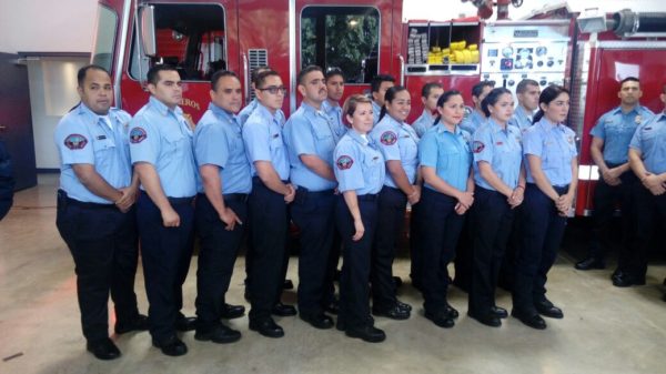 Durante la actual administración fueron contratados 76 bomberos 