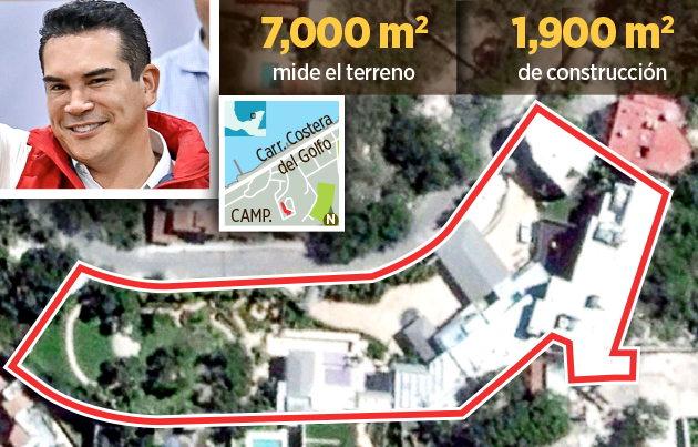 Alejandro Moreno, “Alito”, construyó mansión en Campeche de 46 mdp, con  sólo 5 mdp de ingresos: Reforma - Semanario ZETA
