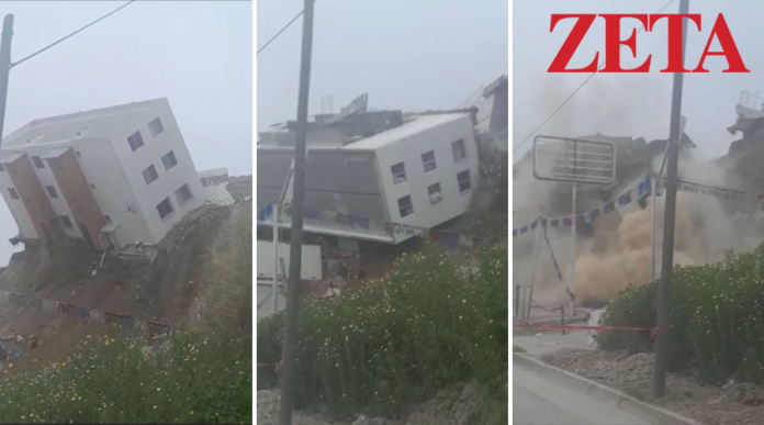 Se derrumba segundo edificio de La Sierra en Tijuana. - Semanario ZETA