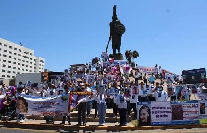 Protesta por los desaparecidos Foto Ana Karen Ortiz