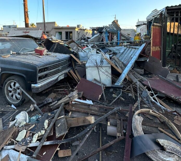 Explosión causa daños en 15 casas en Villas del Prado en Mexicali; hay ...
