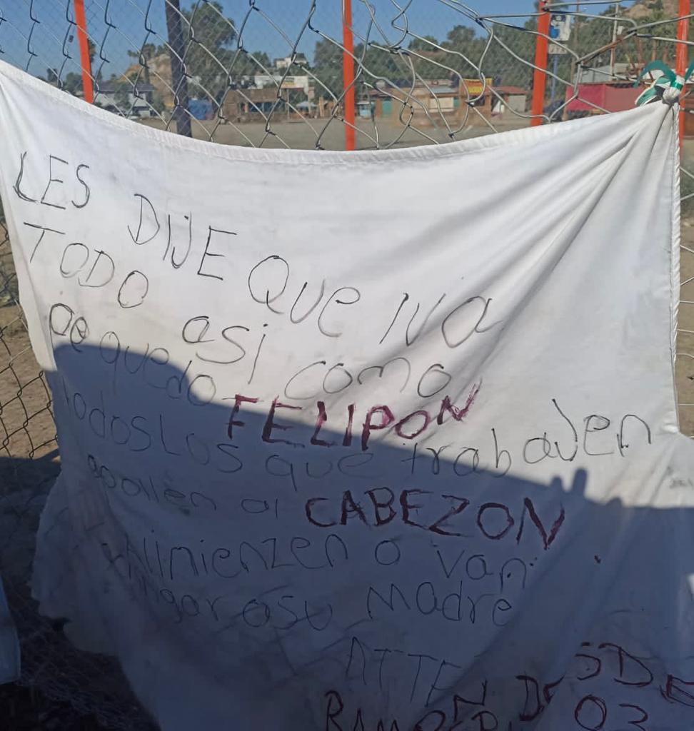 Localizan narcomanta en Valle de Guadalupe - Semanario ZETA