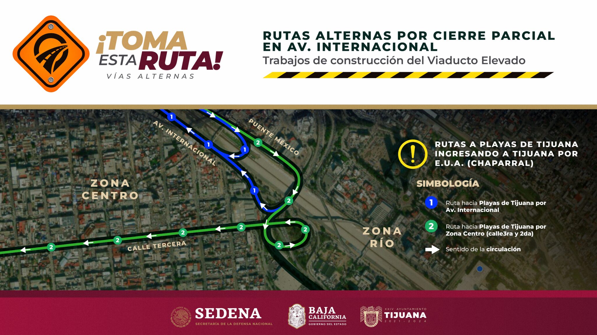 Estas son las rutas “alternas” ante el cierre de carriles en la ...