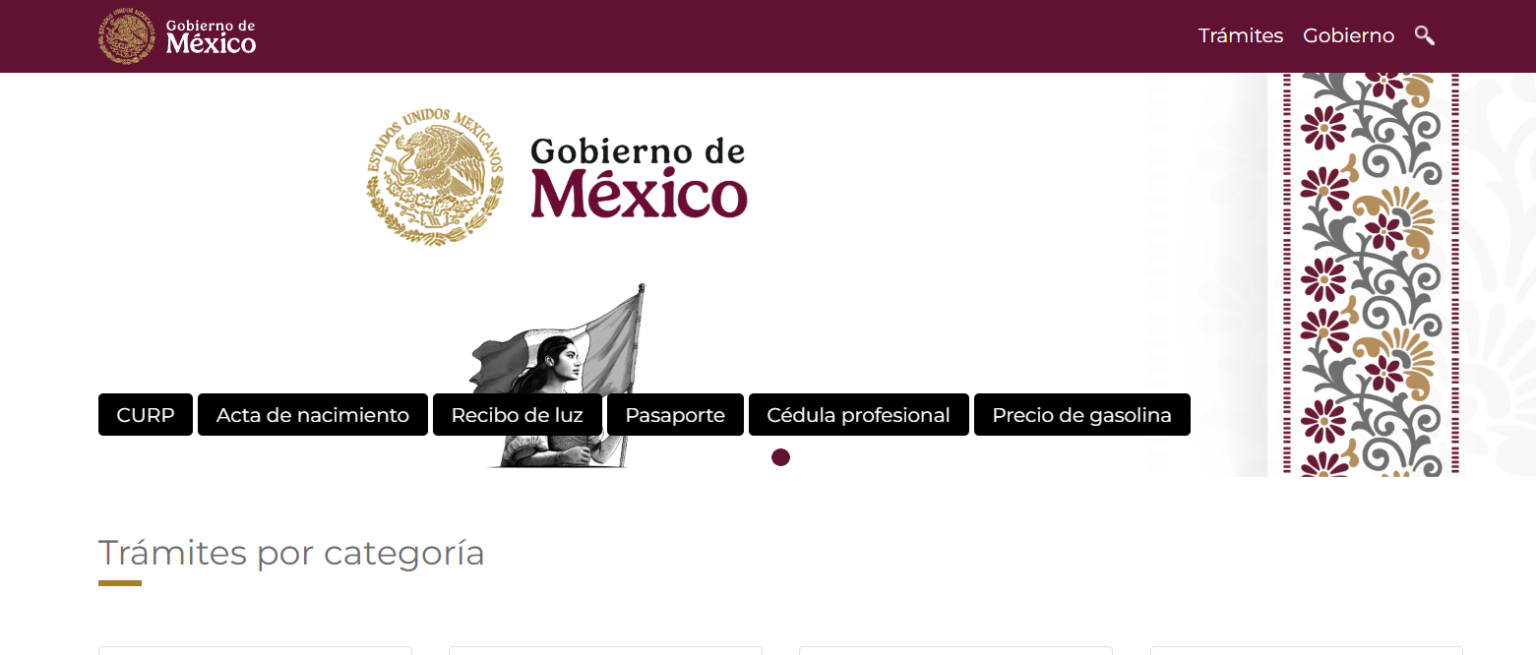 Cambia imagen institucional de sitios web del Gobierno de México