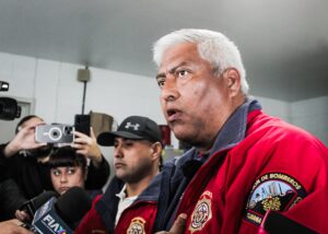 Foto: Juan Hernández, jefe de la División de Rescate Acuático de Bomberos 