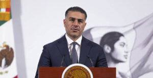 Omar García Harfuch, secretario de Seguridad y Protección Ciudadana; ema Nacional de Seguridad Pública // Foto: Gabriel Monroy/Presidencia