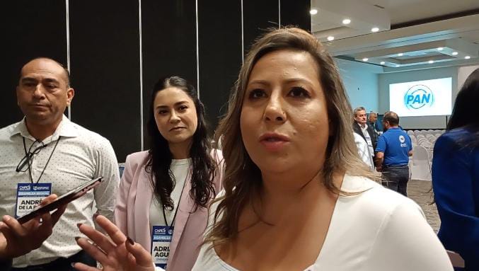 Lizbeth Mata Lozano, dirigente estatal del PAN / Crédito de foto: Julieta Aragón
