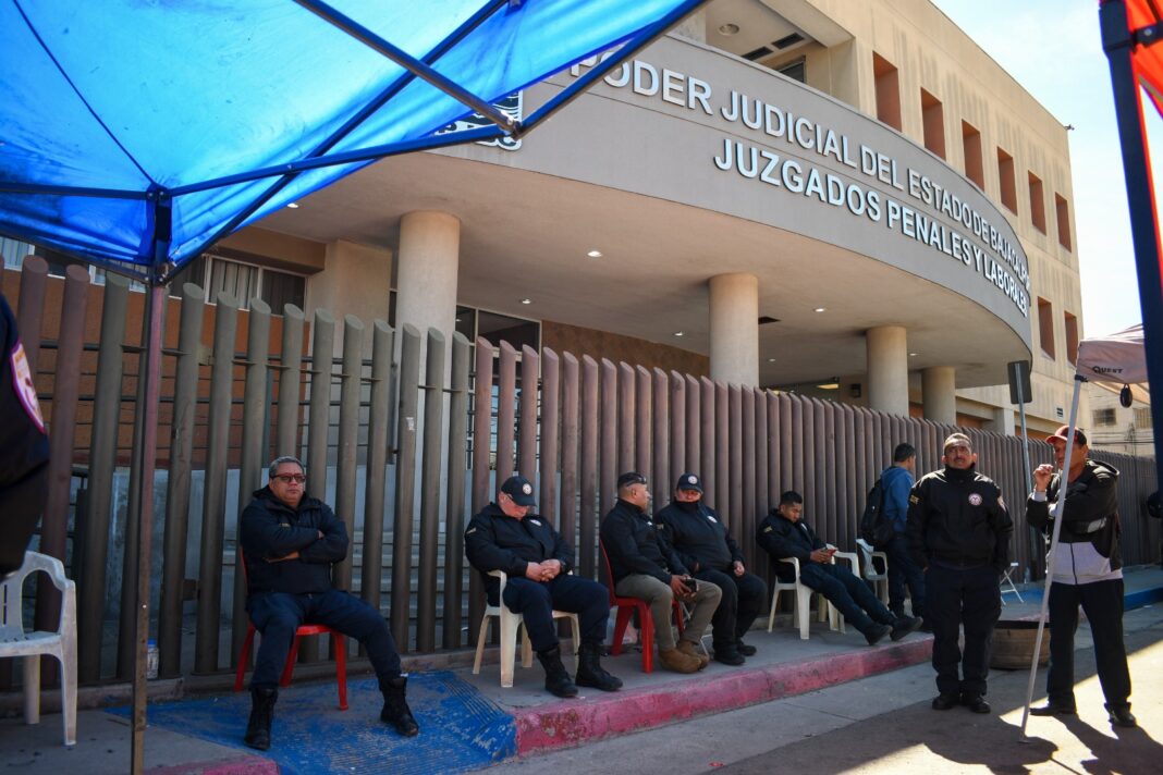 Platon en juzgados La Mesa Foto Ruben Vazquez