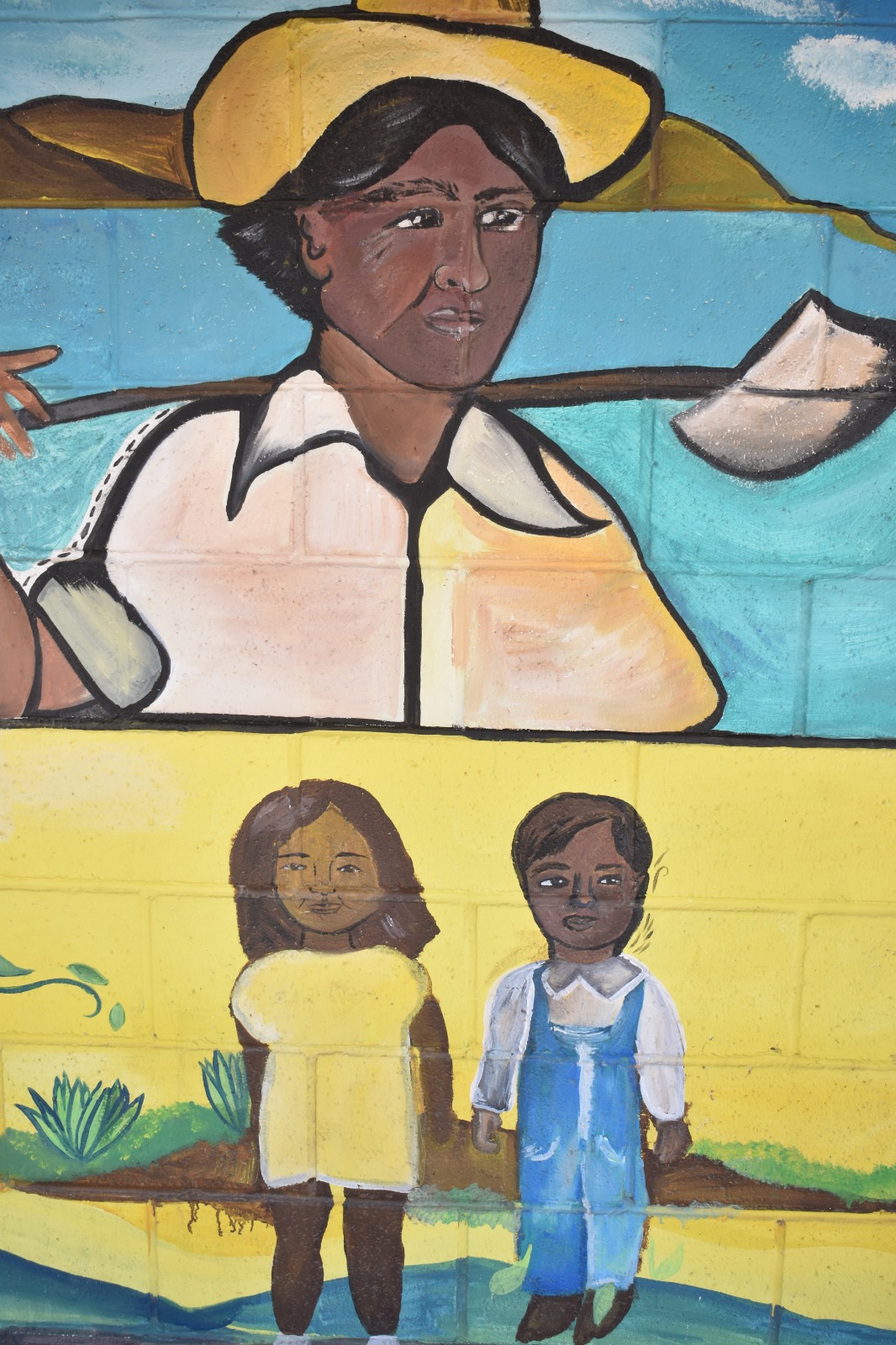 Campesino con rostro de Chavez, la imaginación pura infantil