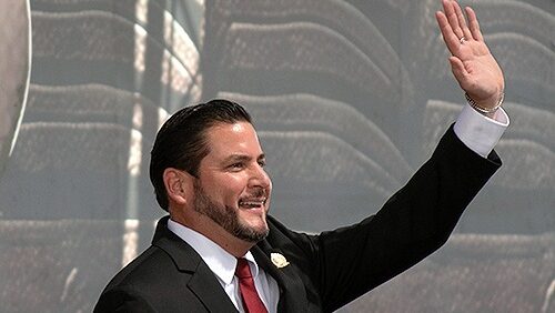 Ismael Burgueno rinde su segundo informe Foto Ramon Blanco